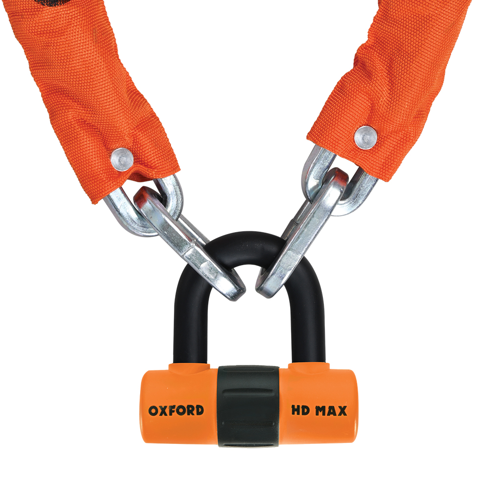 Oxford HD CHAIN LOCK 1.5 MTR ORANGE